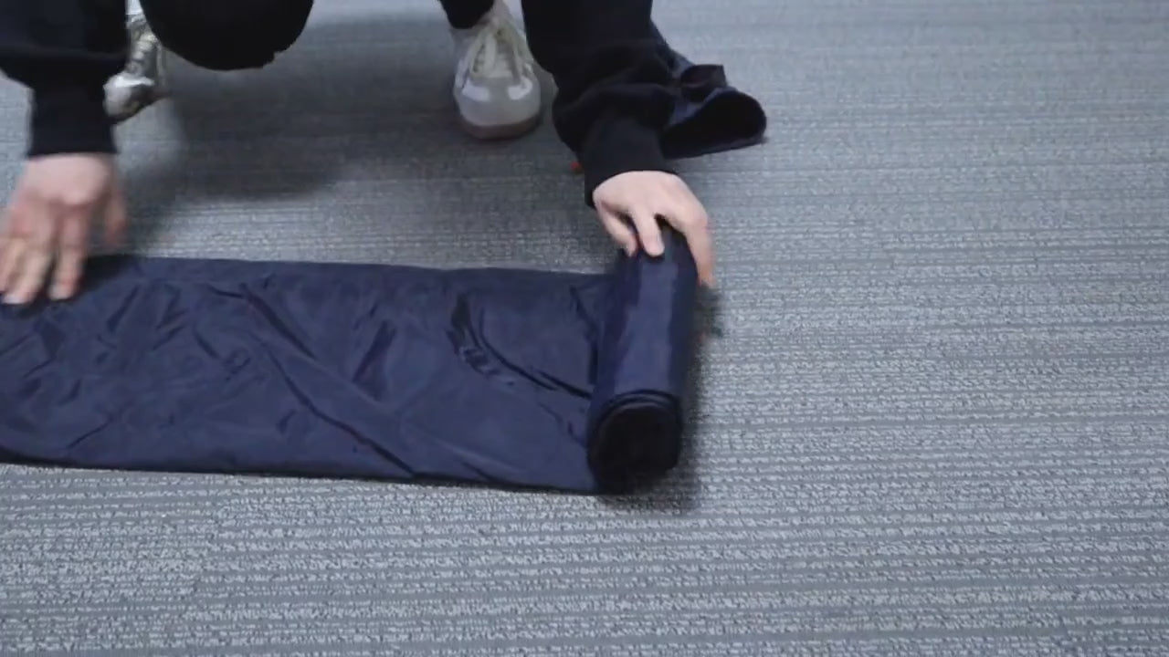 Video showing instructions of how to use a sleeping pad