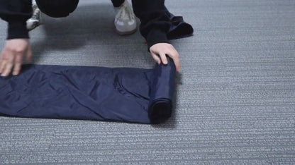 Video showing instructions of how to use a sleeping pad