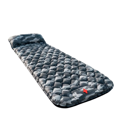 Ultralight inflatable sleeping pad for camping and trekking, compact, comfortable and trail ready