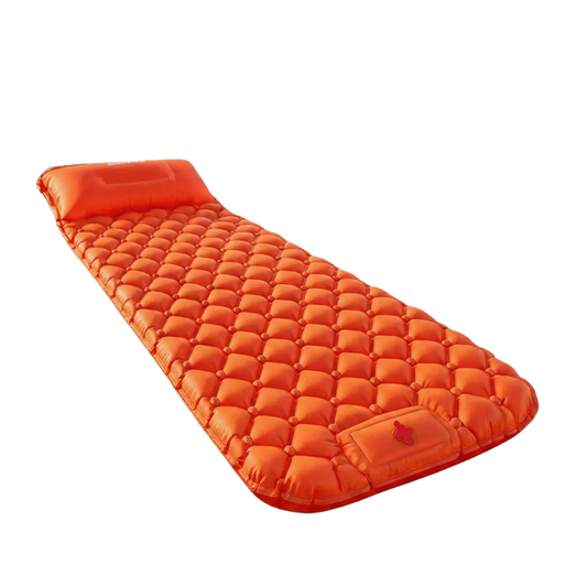Ultralight inflatable sleeping pad for camping and trekking, compact, comfortable and trail ready