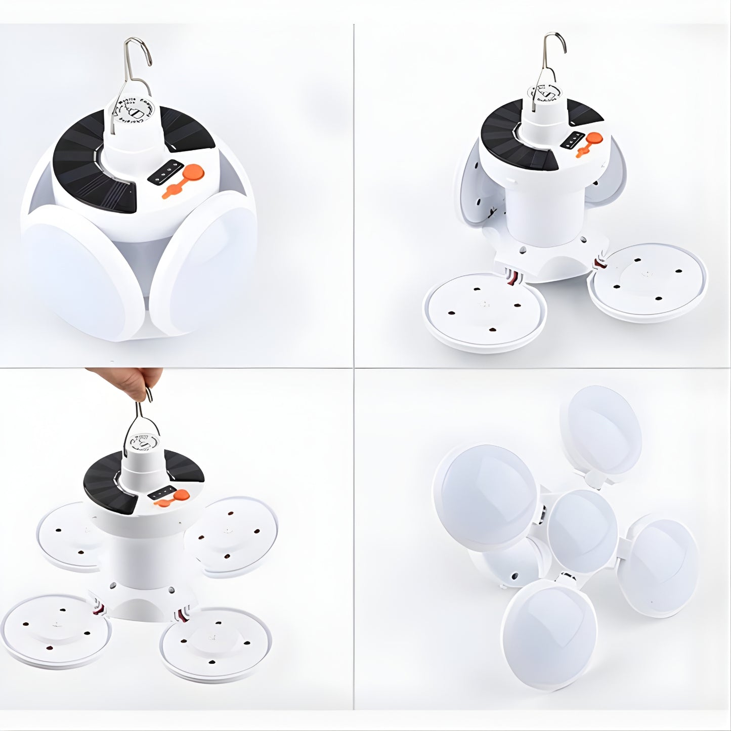 LUMEN9™ FLEX – Solar Rechargeable Folding Lamp