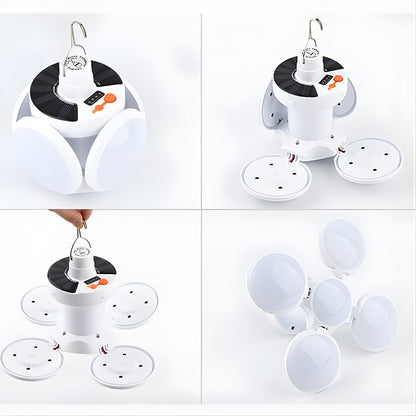 LUMEN9™ FLEX – Solar Rechargeable Folding Lamp
